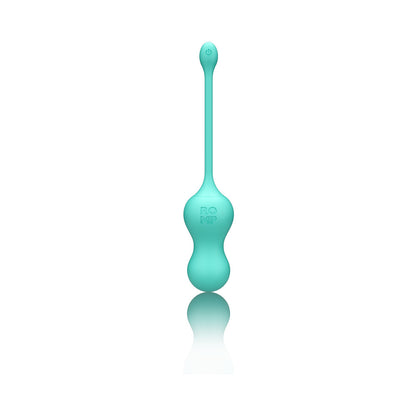 Romp Cello Rechargeable Remote-controlled Silicone G-spot Egg Vibrator Light Teal