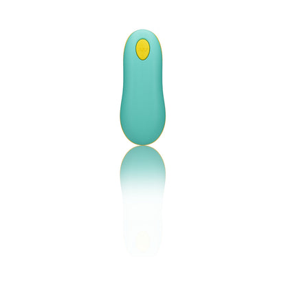 Romp Cello Rechargeable Remote-controlled Silicone G-spot Egg Vibrator Light Teal