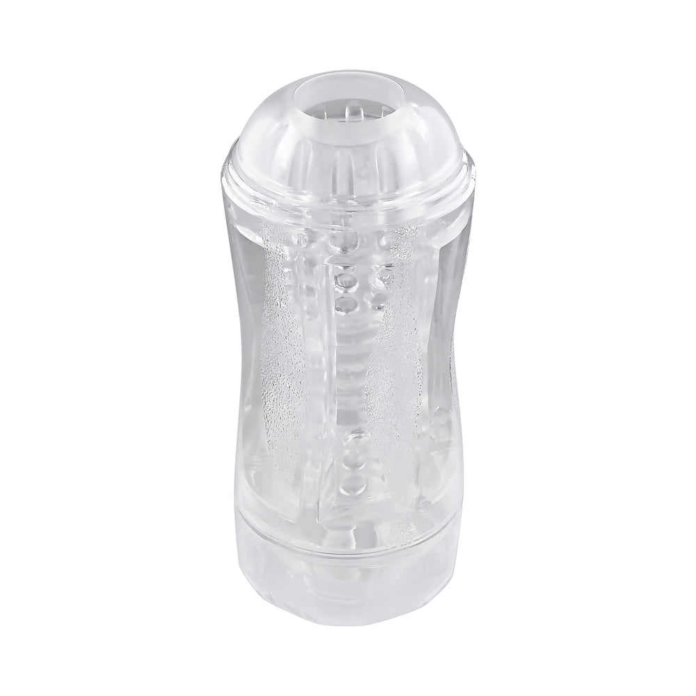 Gender X Double Fantasy Dual-entry Stroker Clear