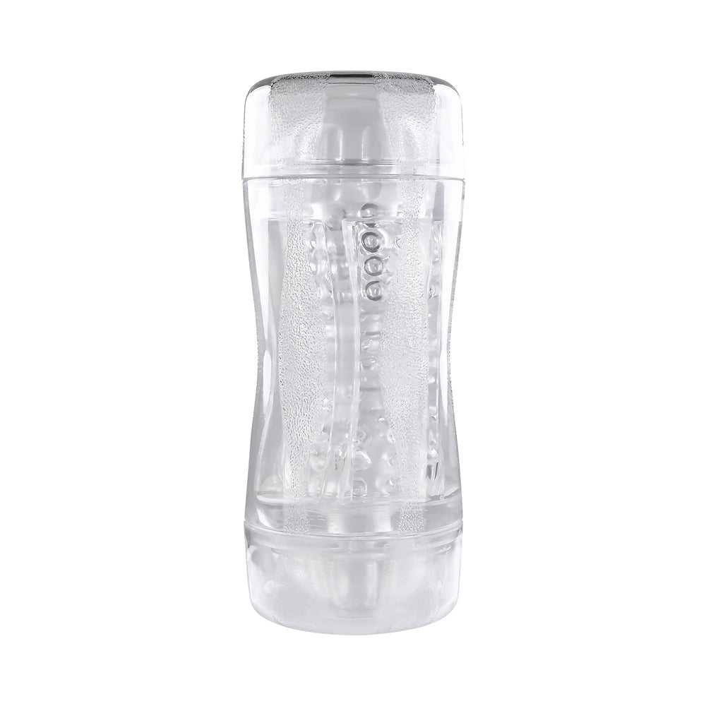 Gender X Double Fantasy Dual-entry Stroker Clear