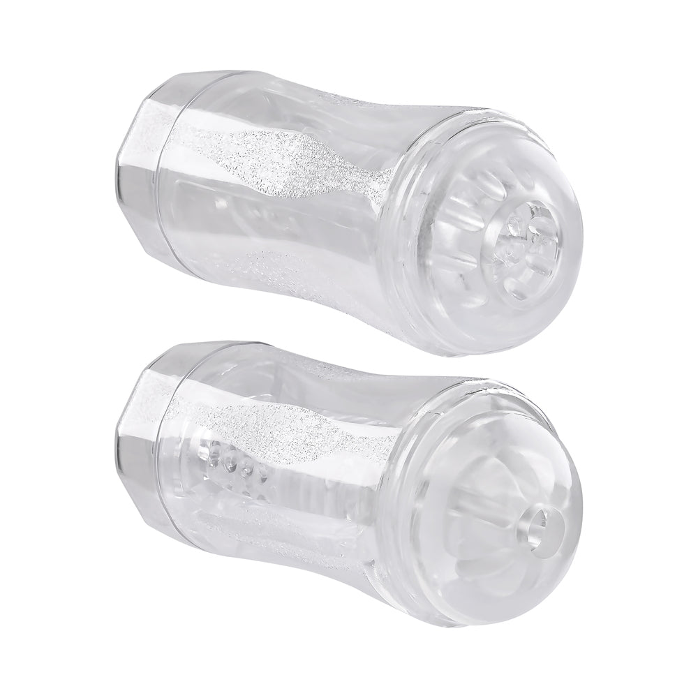 Gender X Double Fantasy Dual-entry Stroker Clear