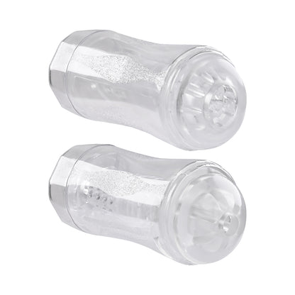 Gender X Double Fantasy Dual-entry Stroker Clear
