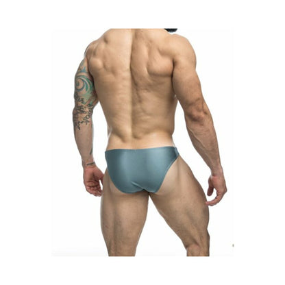 Malebasics Justin + Simon Classic Bikini Metal Green Xl