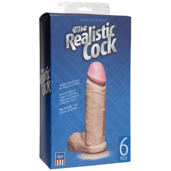 The Realistic Dildo 6 Inch Beige –