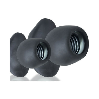 Oxballs Morphhole-2 Gaper Plug Large Black Ice