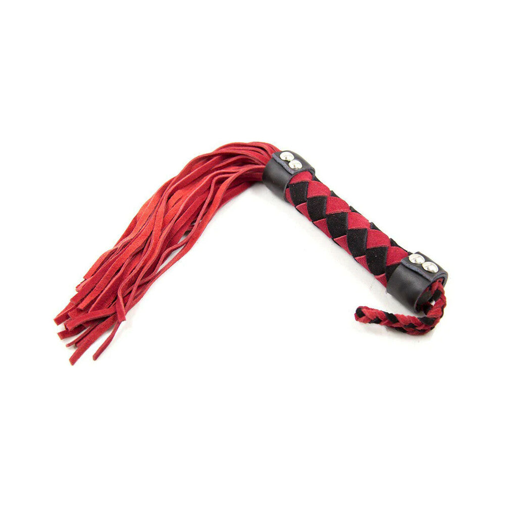 Ple'sur 15.5 In. Leather Flogger Red