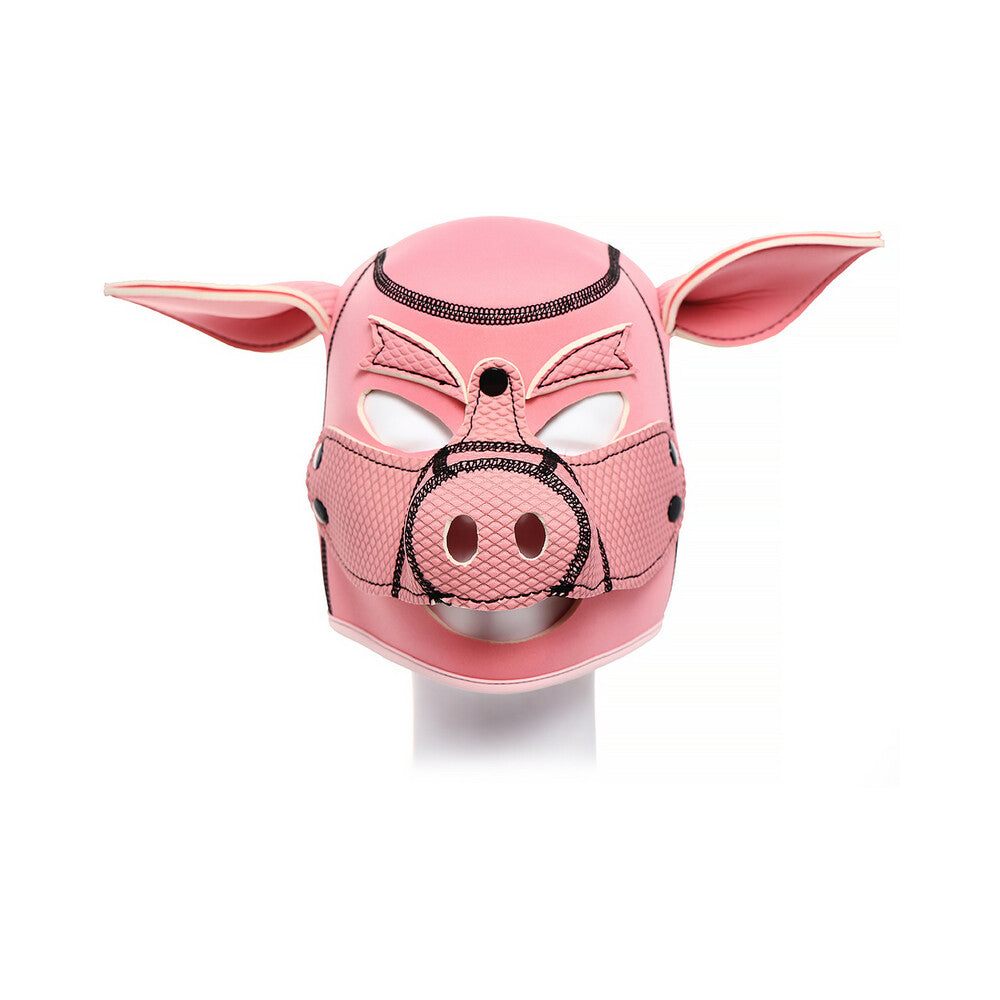 Ple'sur Neoprene Pig Mask Hood Pink