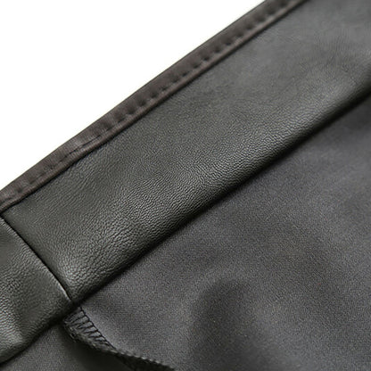 Ple'sur Adjustable Pvc Spanking Skirt With Built-in Thong Black M/l