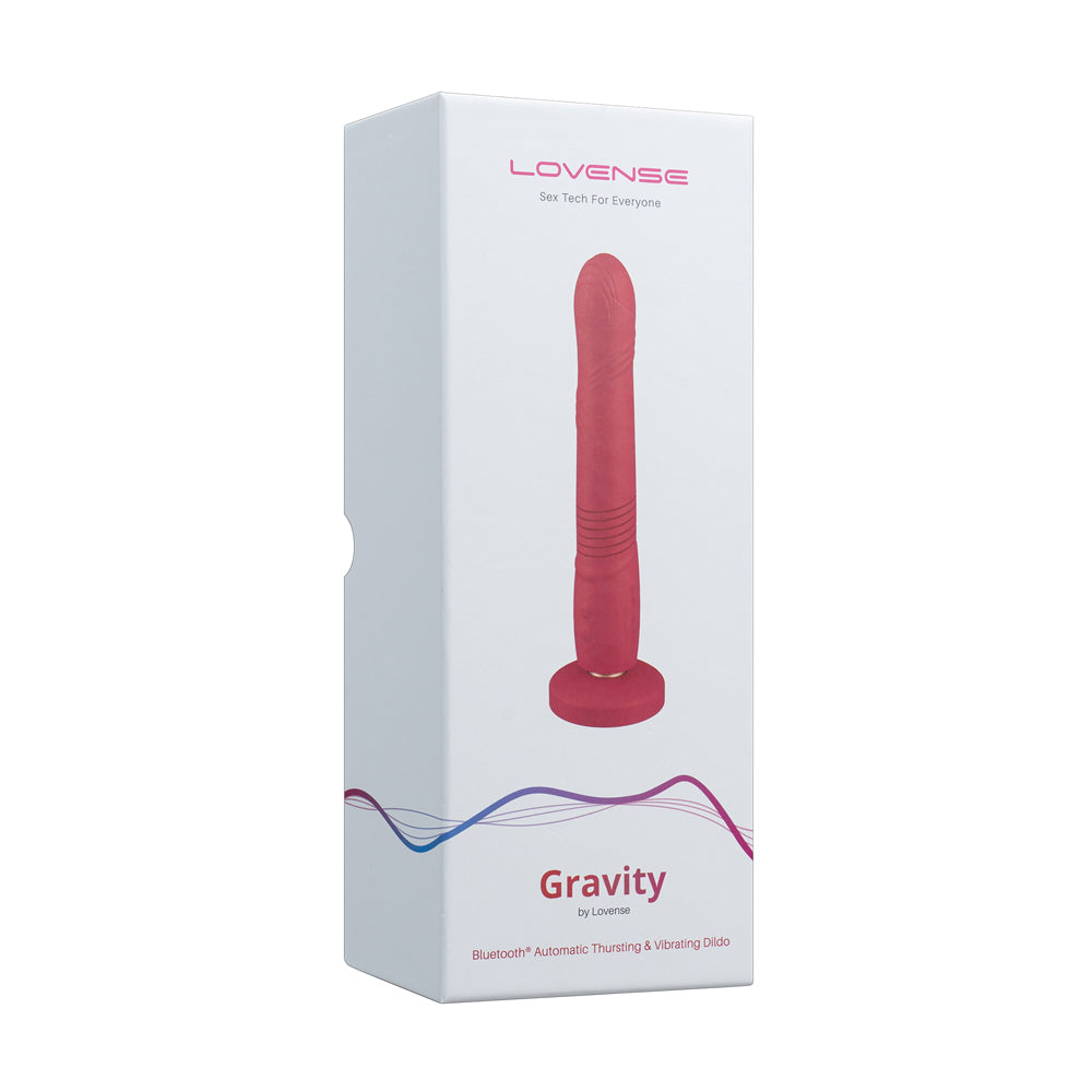 Gravity Thrusting Dildo - Red