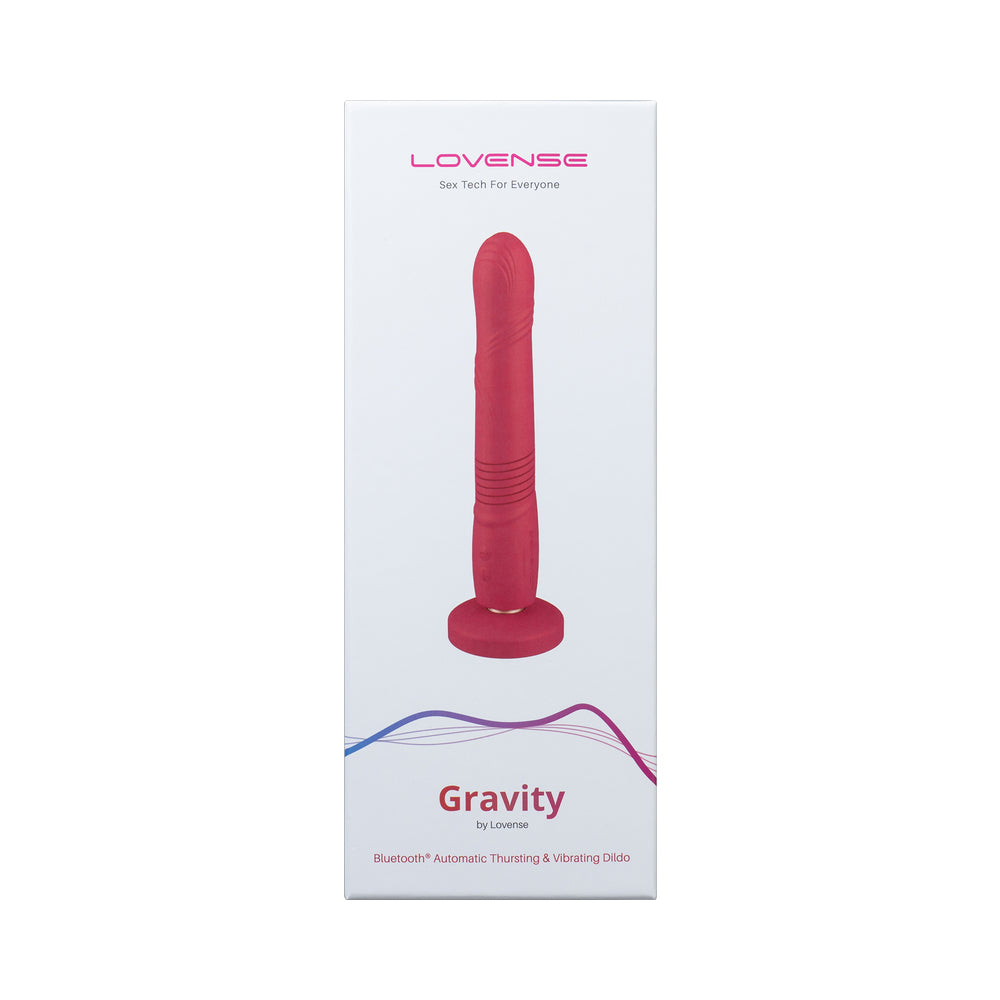 Gravity Thrusting Dildo - Red