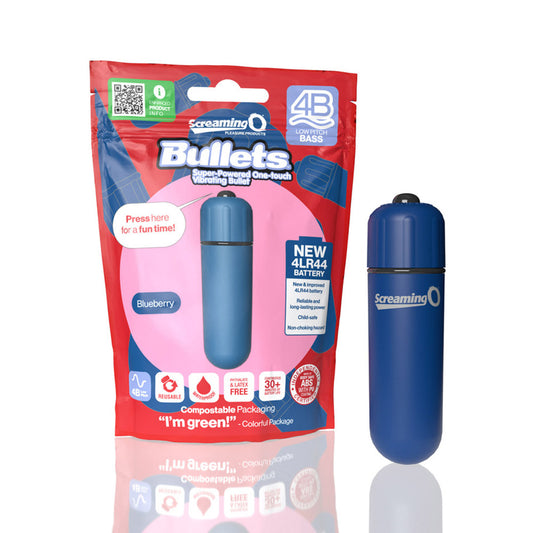 Screaming O 4b Bullet Vibrator Blueberry