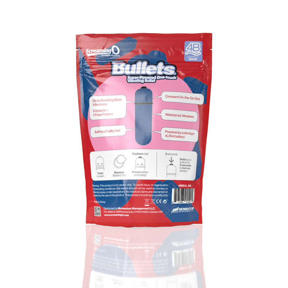 Screaming O 4b Bullet Vibrator Blueberry