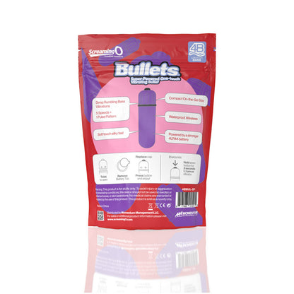 Screaming O 4b Bullet Vibrator Grape
