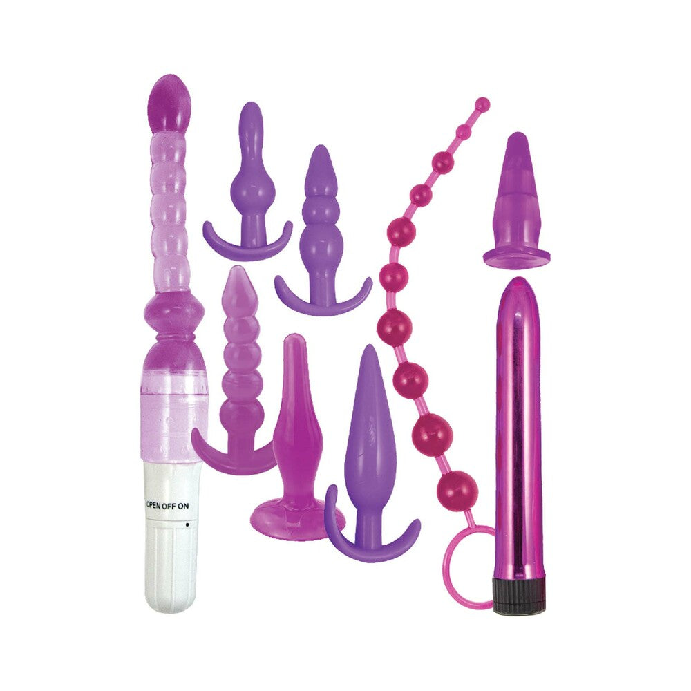 Purple Elite Collection Supreme Anal Play Kit Purple