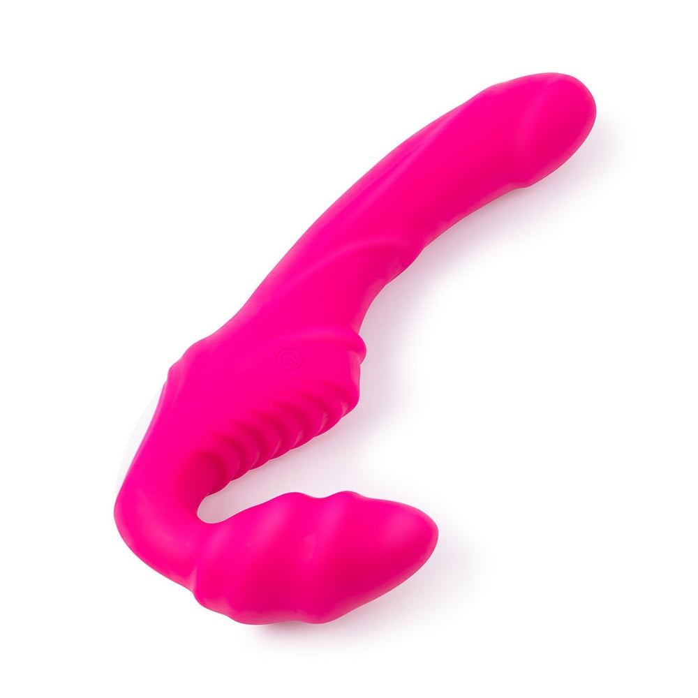 Together Strapless Remote Control Vibrator Pink
