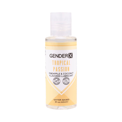 Gender X Tropical Passion Pineapple & Coconut Flavored Water-based Lubricant 2 Oz.