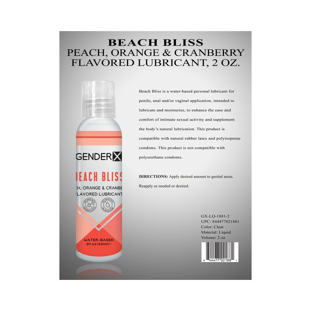 Beach Bliss Flavored Lube 2 oz.