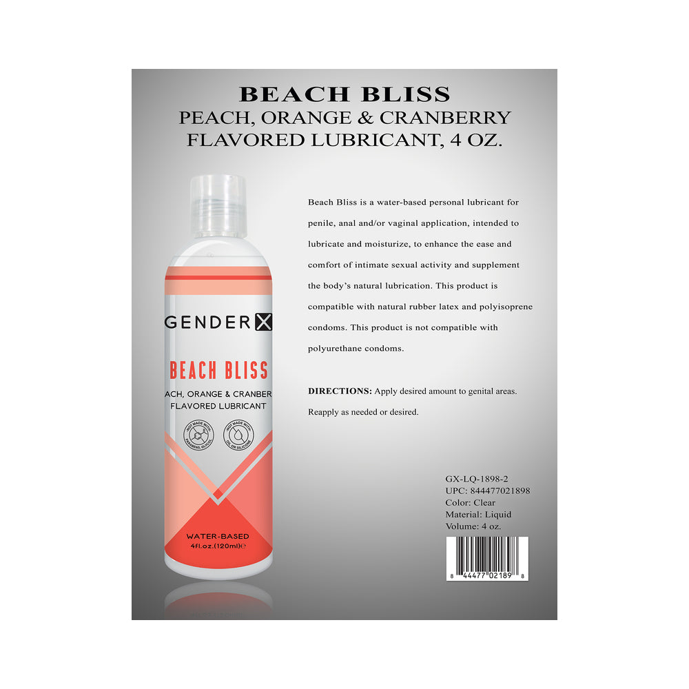 Beach Bliss Flavored Lube 4 oz.