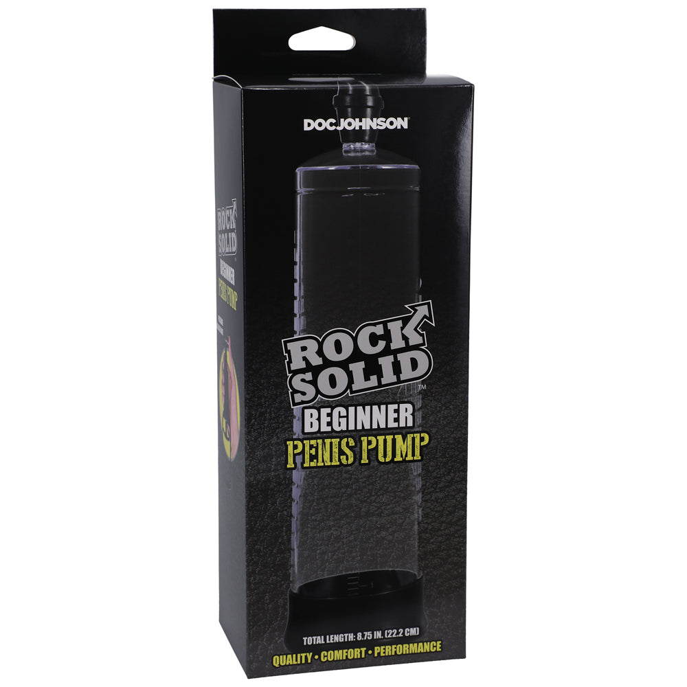 Rock Solid Beginner Penis Pump Black/clear