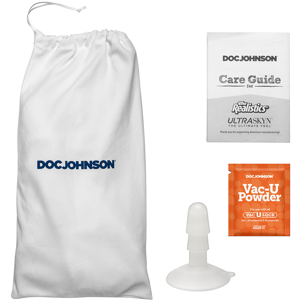 Signature Cocks Owen Gray 8 In. Dual Density Silicone Dildo With Removable Vac-u-lock Suction Cup Be