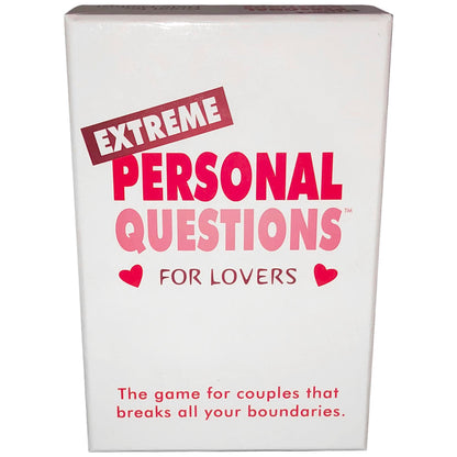 Extreme Personal Questions For Lovers Card Game