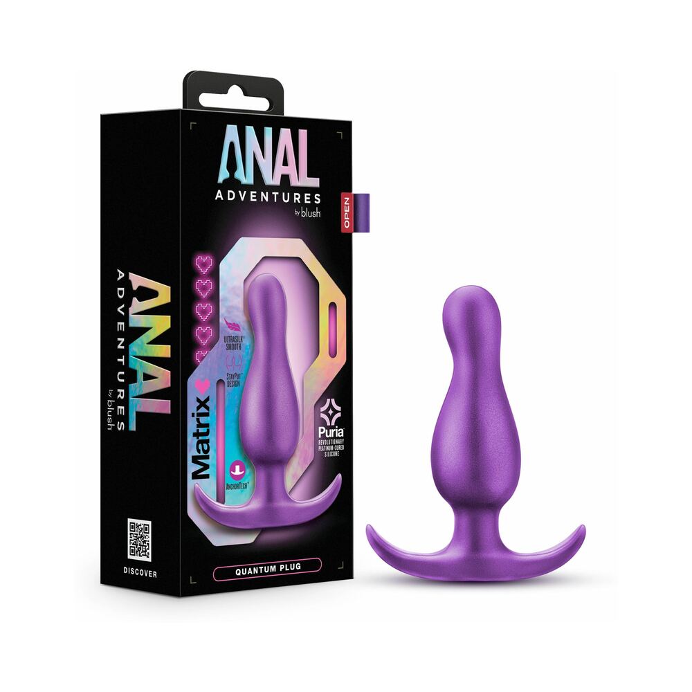 Blush Anal Adventures Matrix Quantum Plug Purple 4619