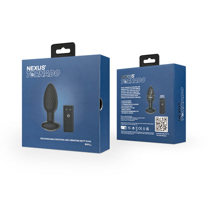 Nexus Duo Plug Rechargeable Remote-controlled Vibrating Silicone Anal Plug Black