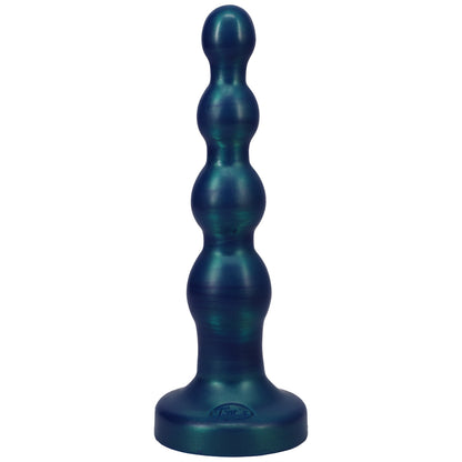 Tantus Ripple Large 8 In. Anal Beads Dildo Medium-firm Malachite