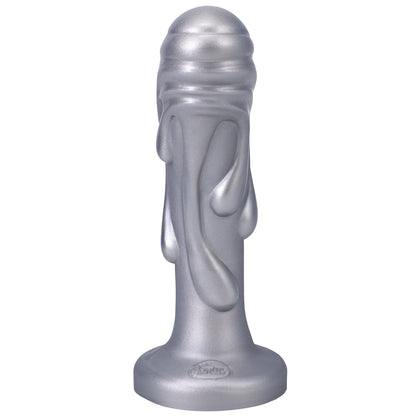 Tantus Magma 7 In. Fantasy Dildo Medium-firm Silver