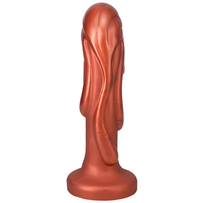 Tantus Magma 7 In. Fantasy Dildo Medium-firm Copper