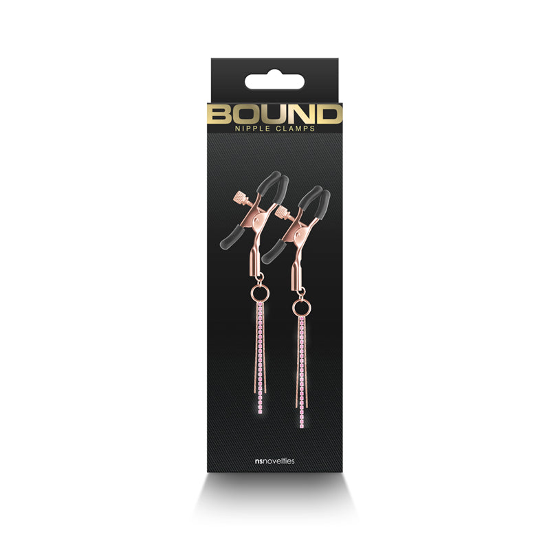 Bound D3 Nipple Clamps - Rose Gold