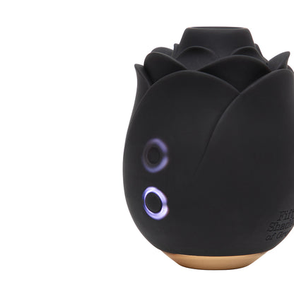 Fifty Shades of Grey Hearts & Flowers Rose Vibrator - Black