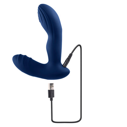 Playboy Pleasure Pleaser Rechargeable Remote Controlled Warming Vibrating Silicone Prostate Massager
