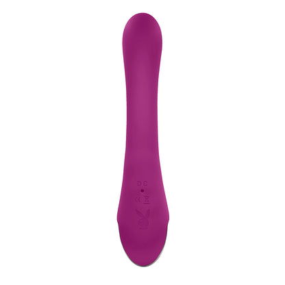 Playboy Thumper Rechargeable Tapping Silicone Dual Stimulation Vibrator Wild Star