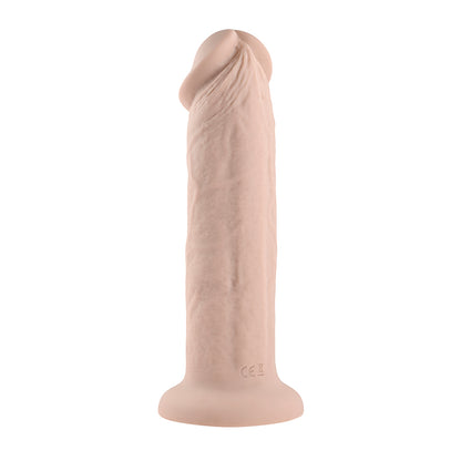 Evolved Girthy Rechargeable Vibrating 7 In. Silicone Dildo Light