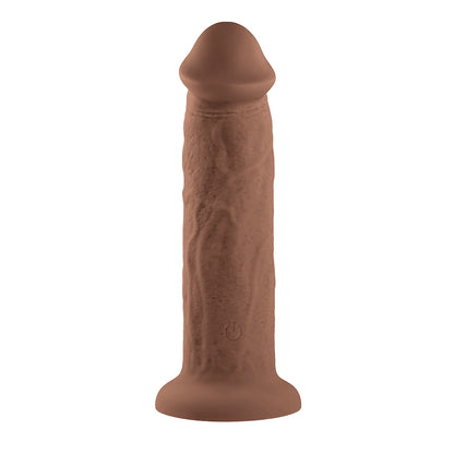 Evolved Girthy Rechargeable Vibrating 7 In. Silicone Dildo