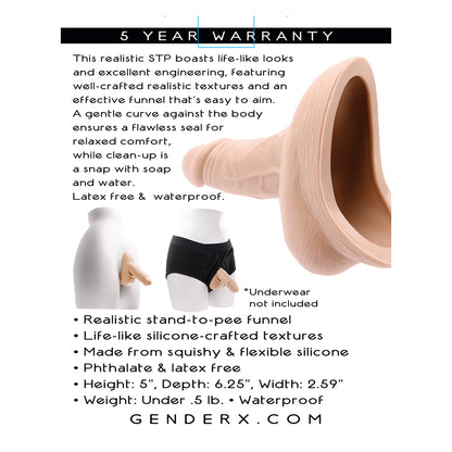 Gender X Stand To Pee Silicone Light