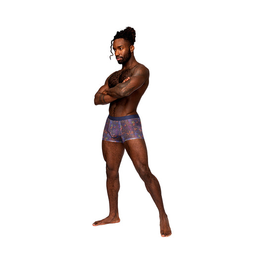 Male Power Sheer Prints Seamless Sheer Short Spatter S