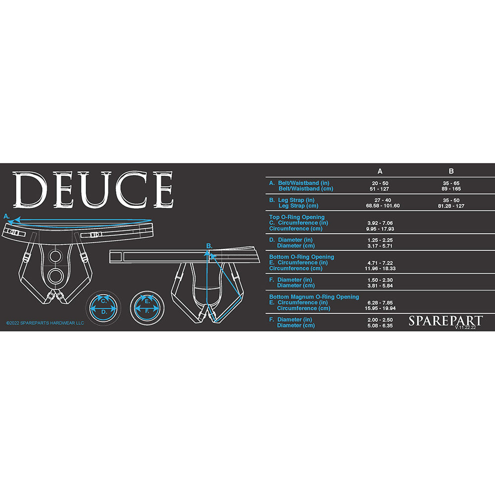 SpareParts Deuce Male Harness  - Regular, Size A