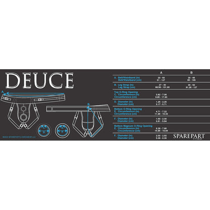 SpareParts Deuce Male Harness  - Regular, Size A
