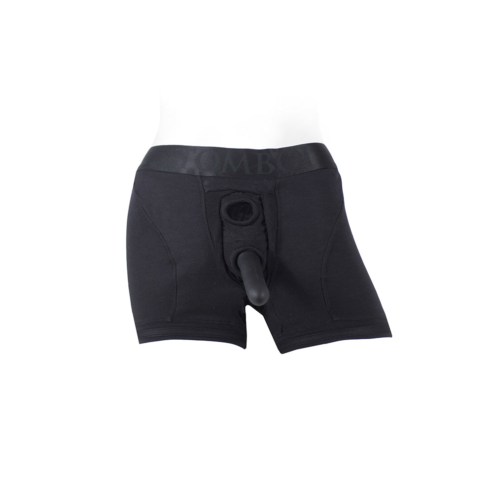 Spareparts Tomboii Rayon Boxer Briefs Harness Black Size Xxs