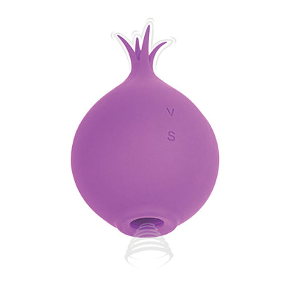 Princess Clit-tastic Suction Tickler Rechargeable Silicone Vibrator Lavender