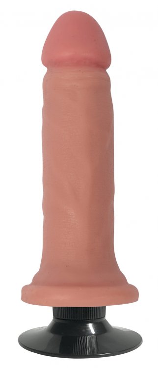 Curve Novelties Jock Bareskin Vibrating 6' Dong - Vanilla