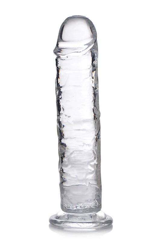Curve Novelties Jock C-Thru 8' SLIM Dildo - Clear