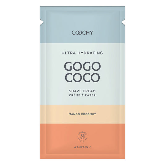 COOCHY Ultra Hydrating Shave Cream Foil - .35 oz Mango Coconut