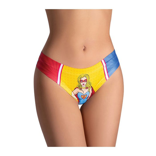 Comics Wonder Girl Printed Thong SM