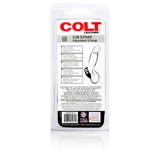 Colt Adjustable 3 Snap Leather