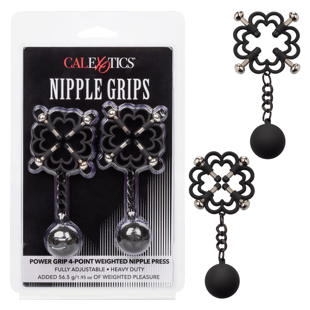 Nipple Grips Power Grip 4 Point Weighted Nipple Press Black Shop 