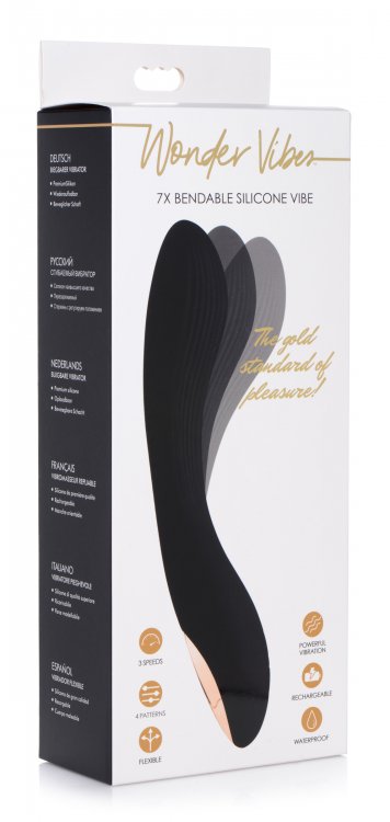 WONDER VIBES 7X BENDABLE SILICONE VIBE