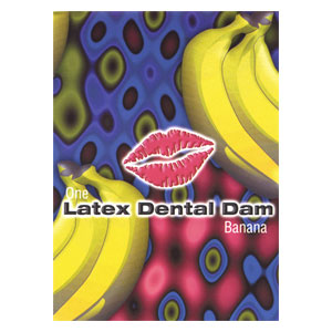 Trust Dam Latex Dental Dam - Banana